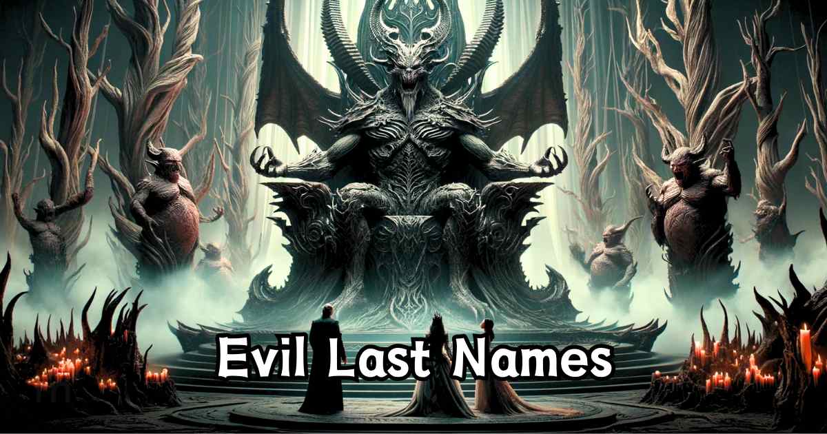 Best Evil Last Names with Dark Meanings