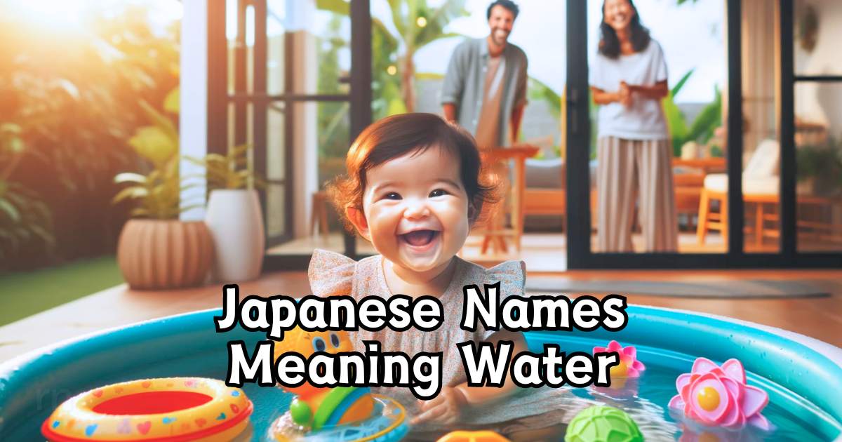 Japanese Names Meaning Water