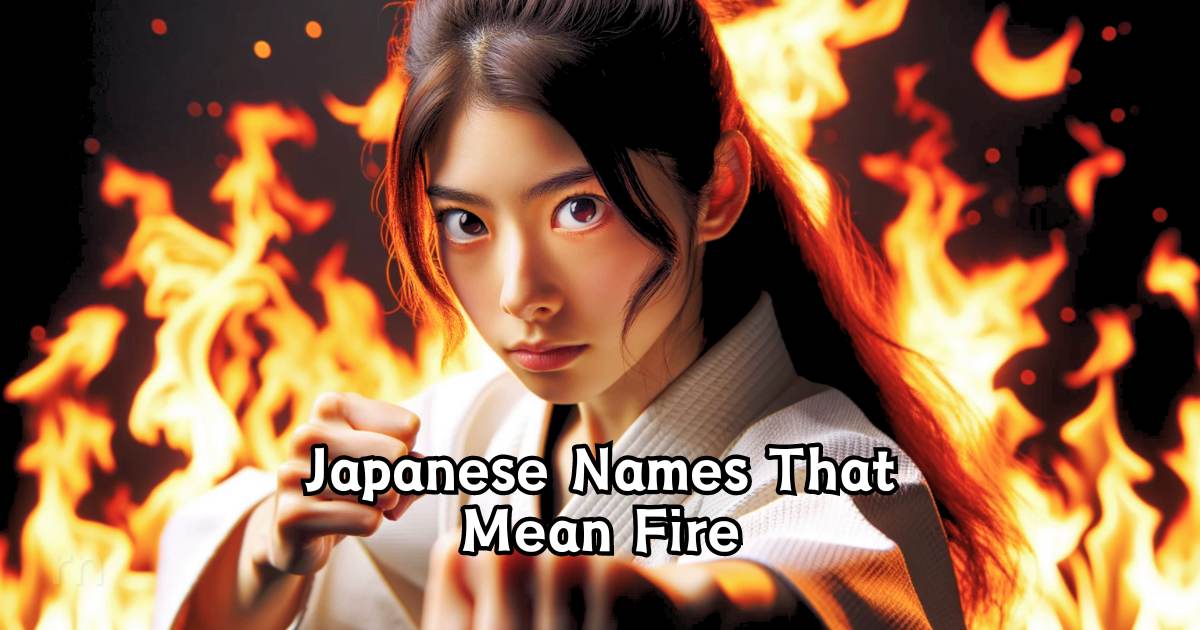 Japanese Names That Mean Fire