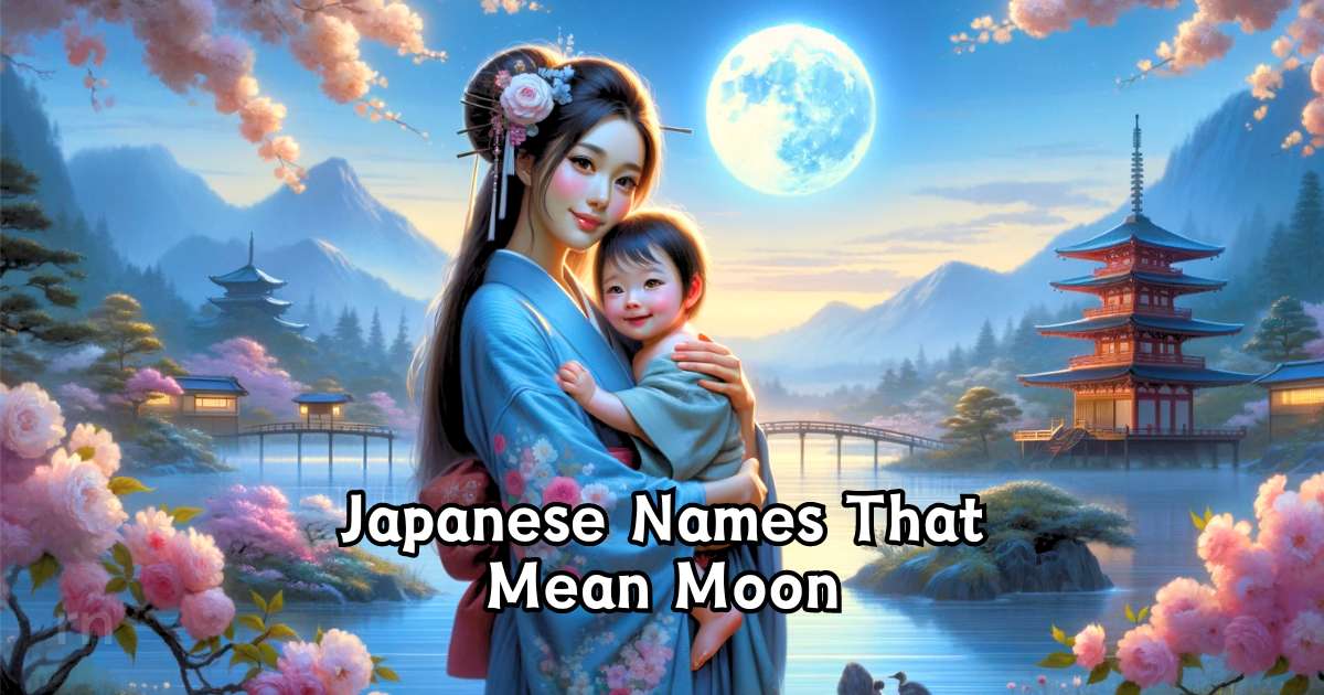 Japanese Names That Mean Moon