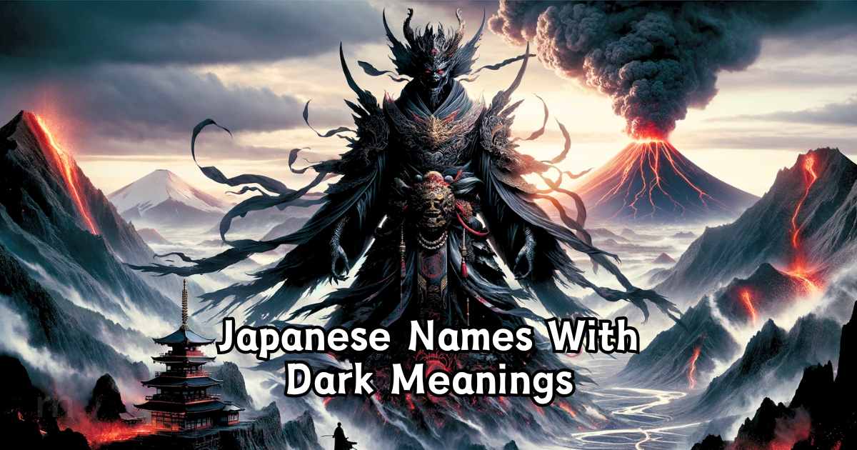Dark Japanese Names with Meanings