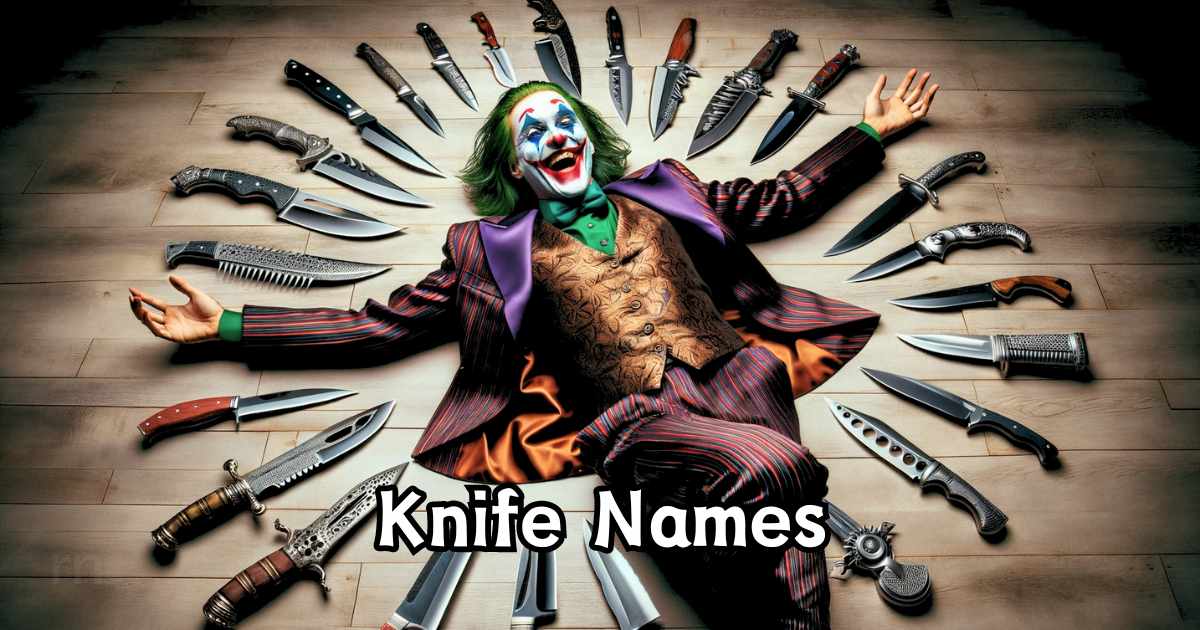 Names for Knives
