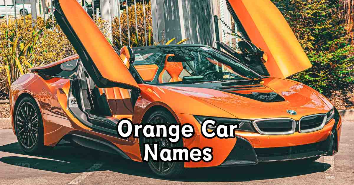 Orange Car Names
