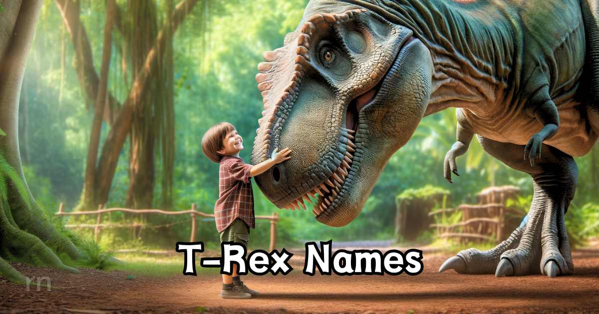 T-Rex Exclusive Names for Kids