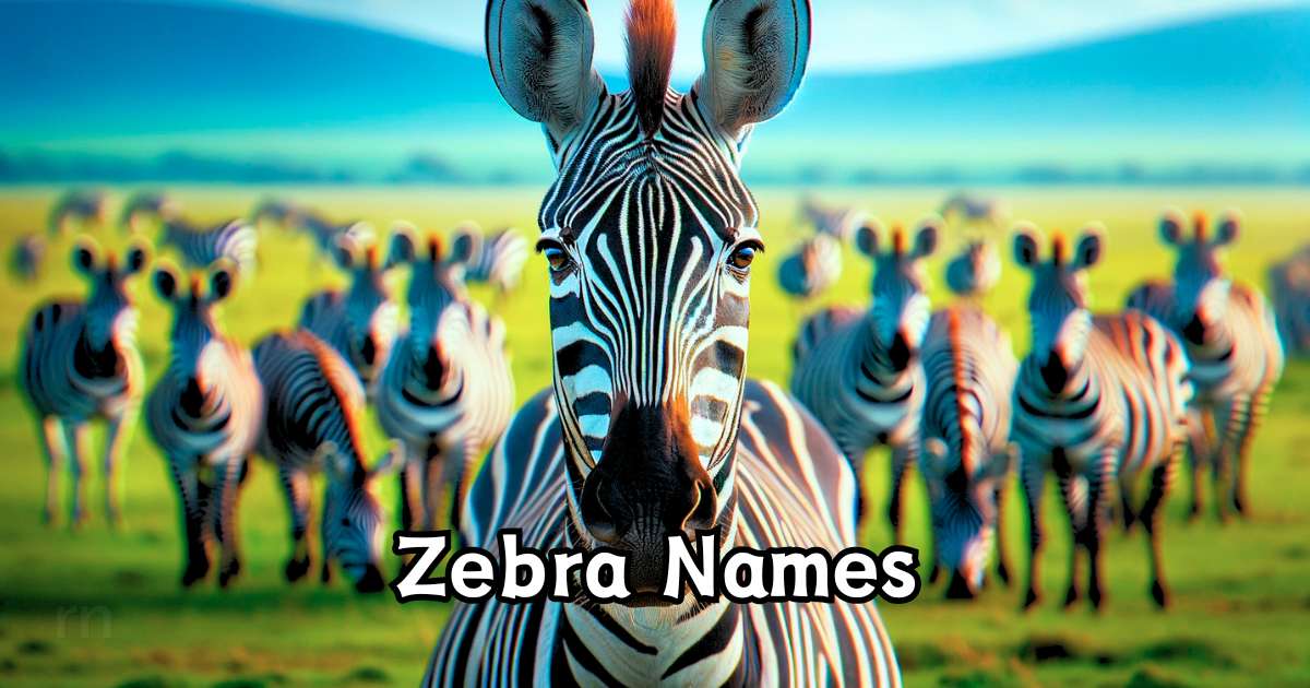 Best Pet Names for Zebra