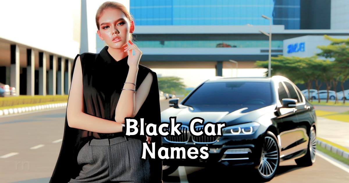 Stylish Names for Black Cars