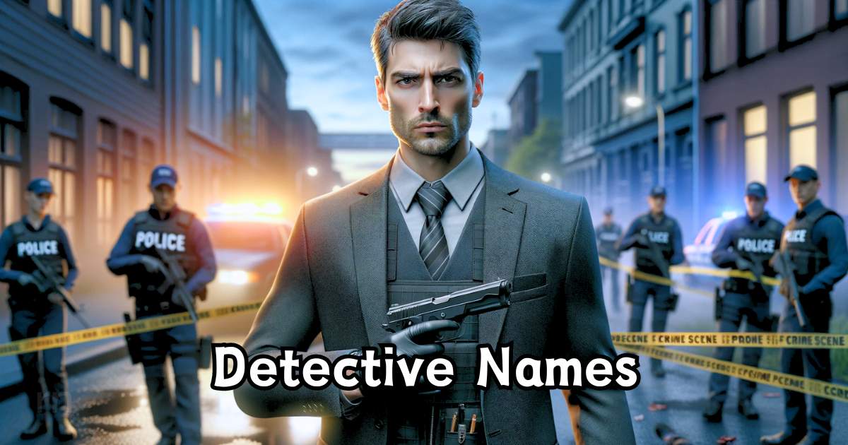 Fictional Names For Detectives