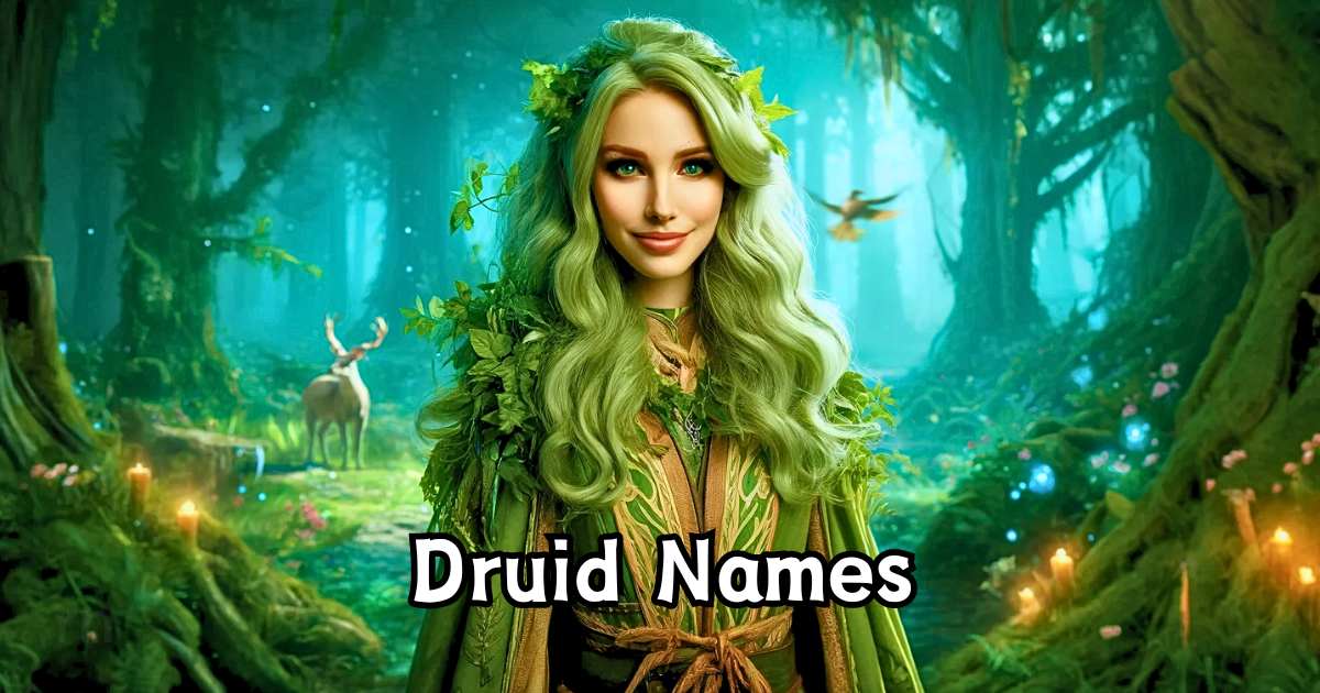 Famous DND Names for Druid