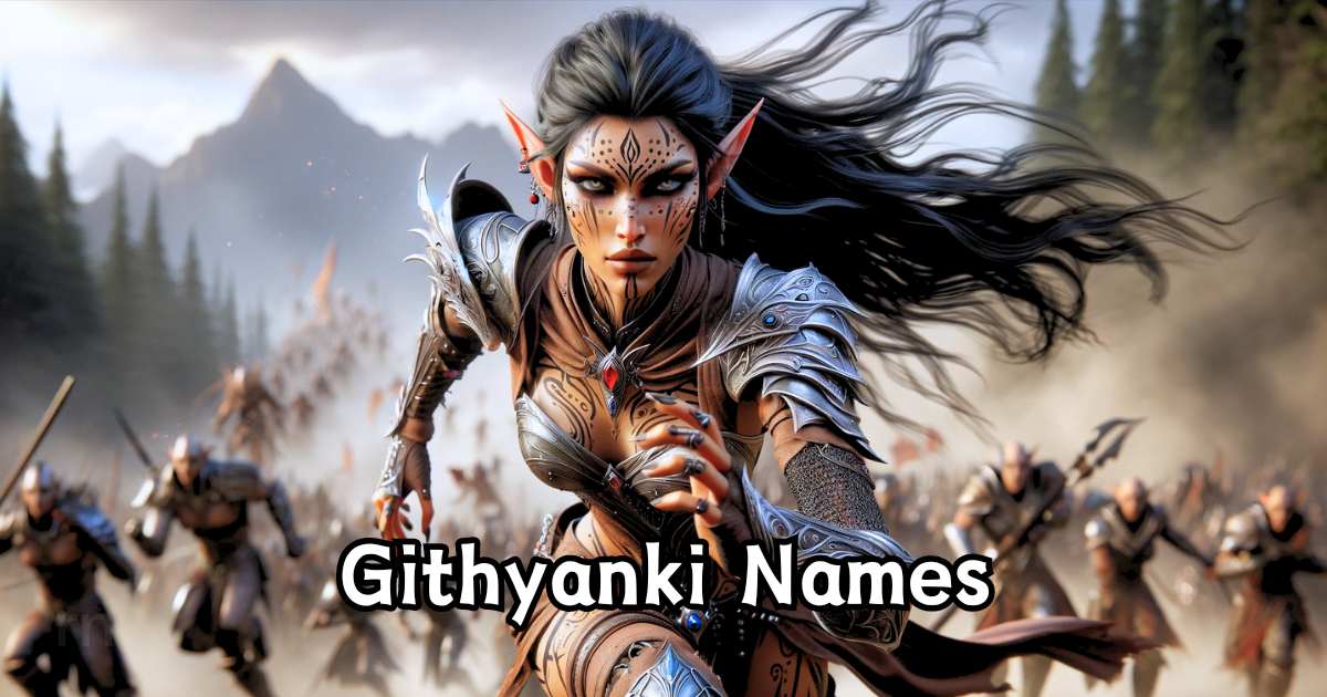 DnD Names for Githyanki
