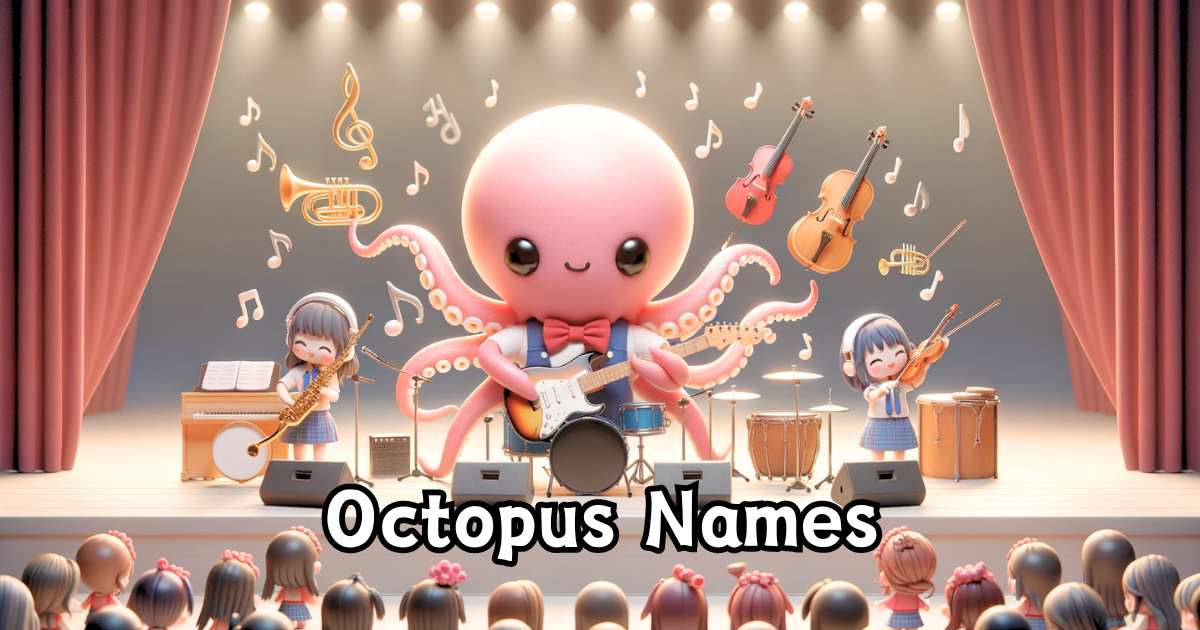 Cute Pet Names for Octopus