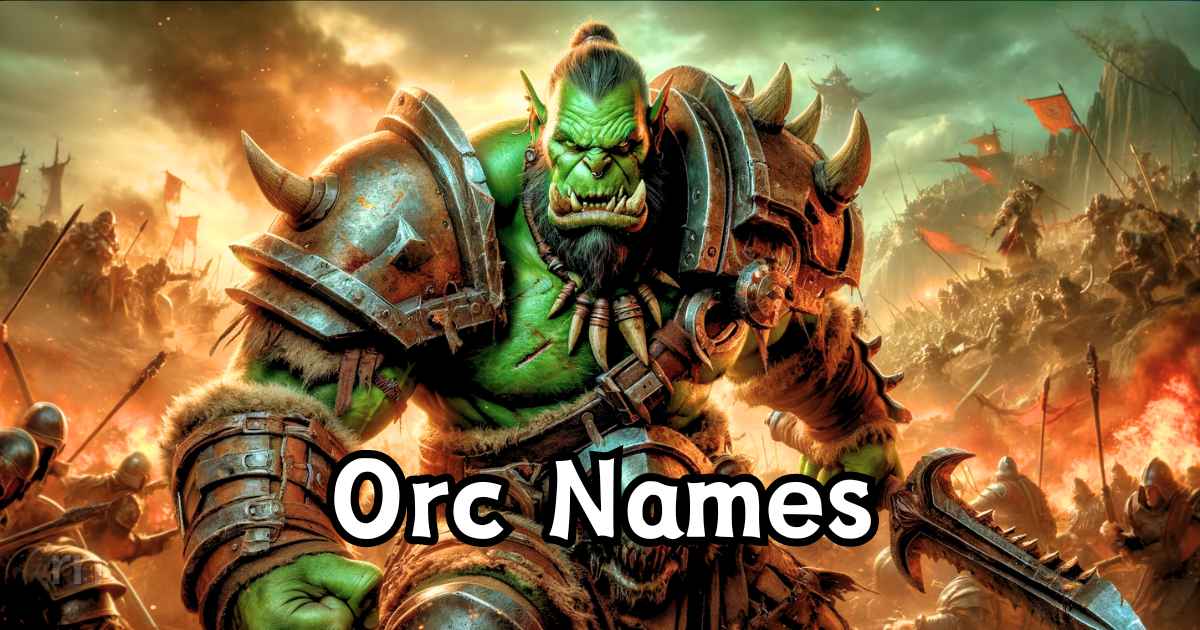 Famous Names for Orc