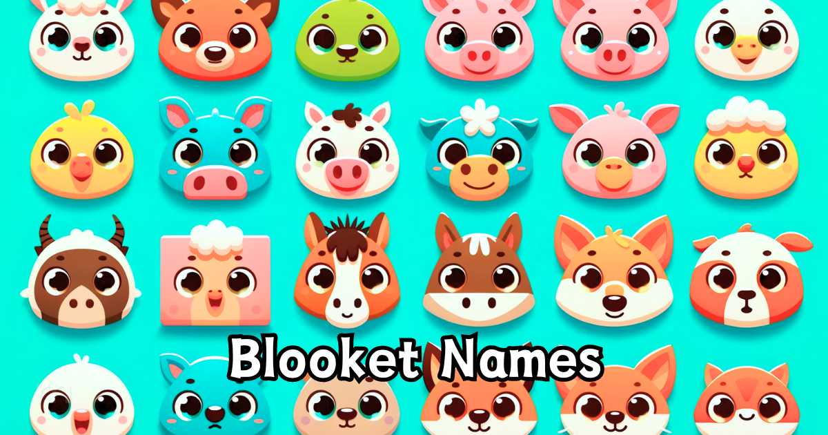 Funny Names for Blooket