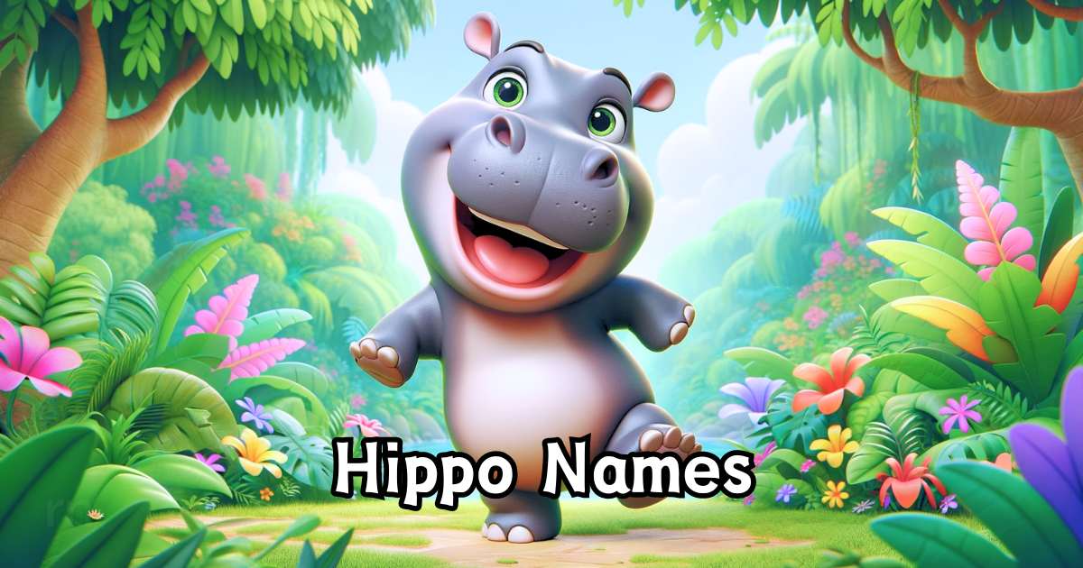Baby Pet Names for Hippos