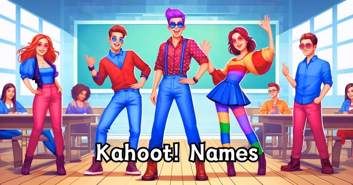 Popular Kahoot Funny Names