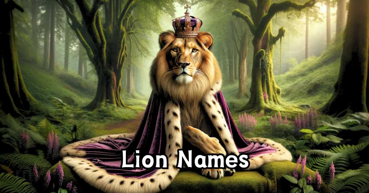 Best Names for Lion That Mean Courage and Strength