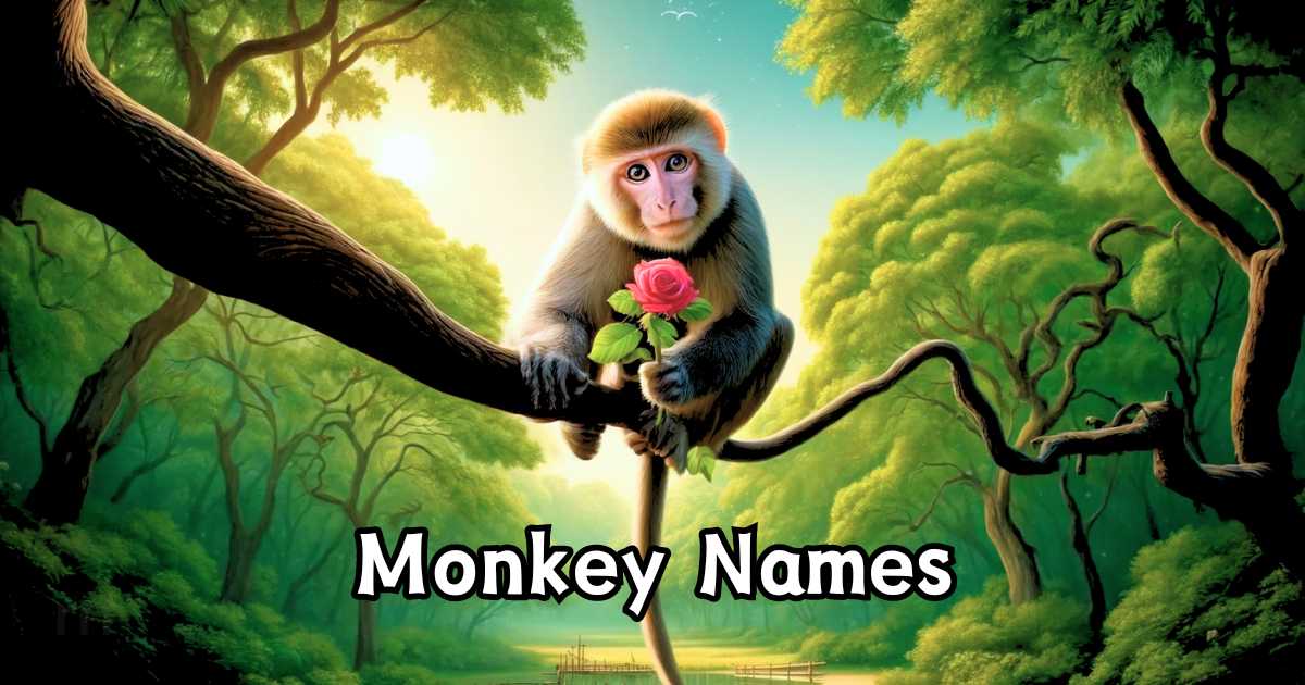 Famous Pet Names for Monkey