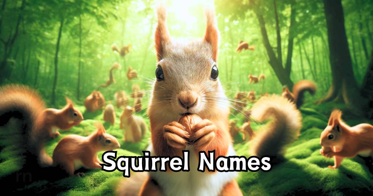 Best Pet Names for Squirrels