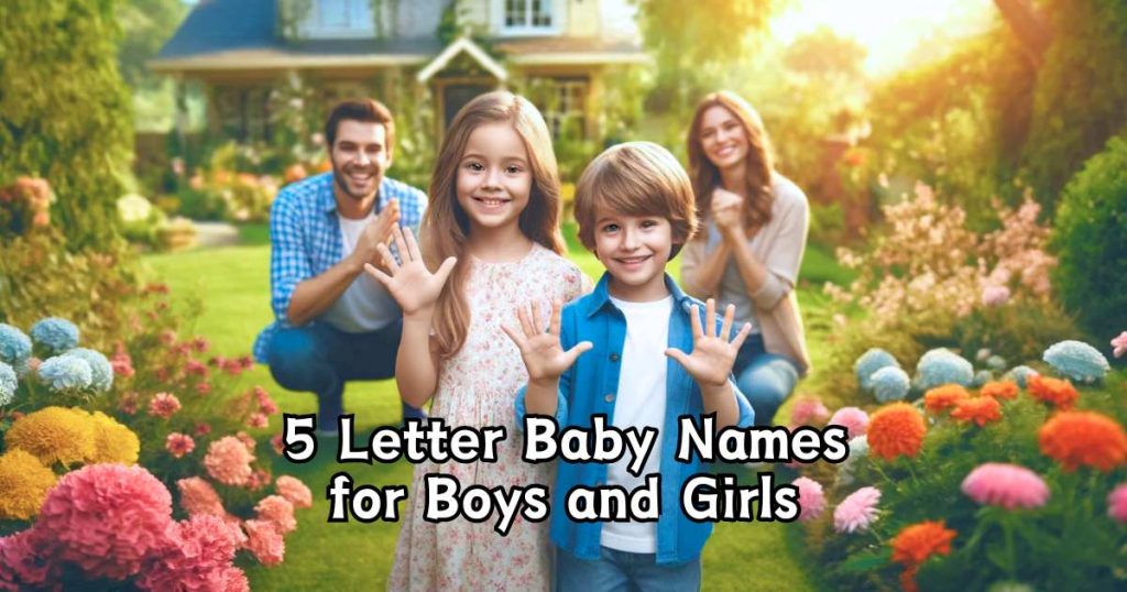 5 Letter Baby Names for Boys and Girls