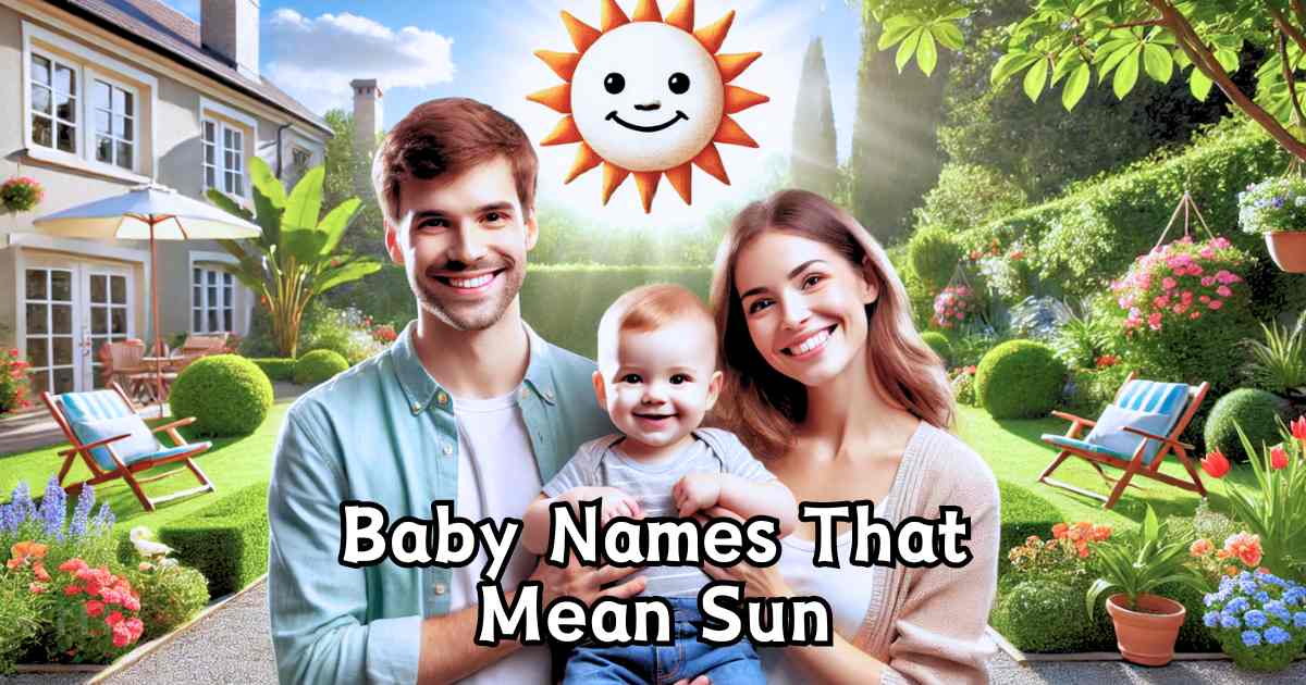 Baby Names That Mean Sun