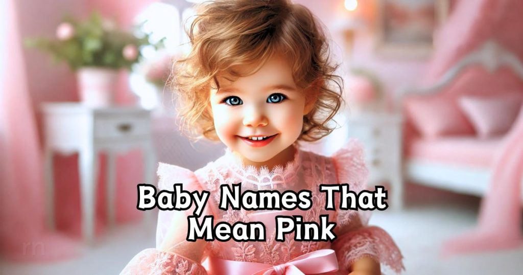 Baby Names That Mean Pink