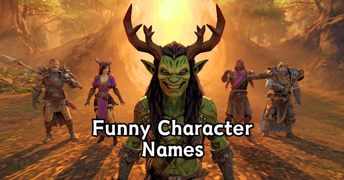Funny Character Names
