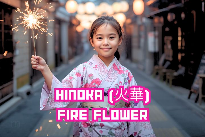 Japanese Names that mean Fire for Girls